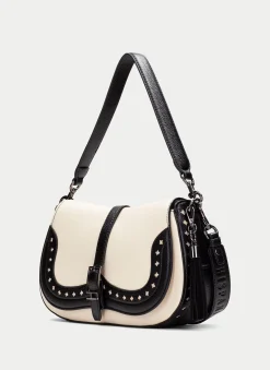 Bolsa de ombro  preto-milk