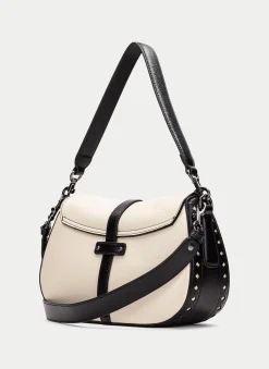 Bolsa de ombro  preto-milk