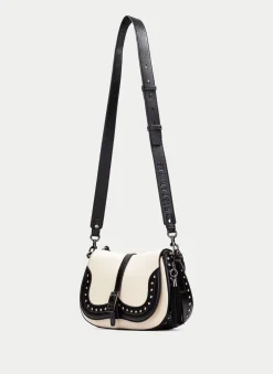 Bolsa de ombro  preto-milk