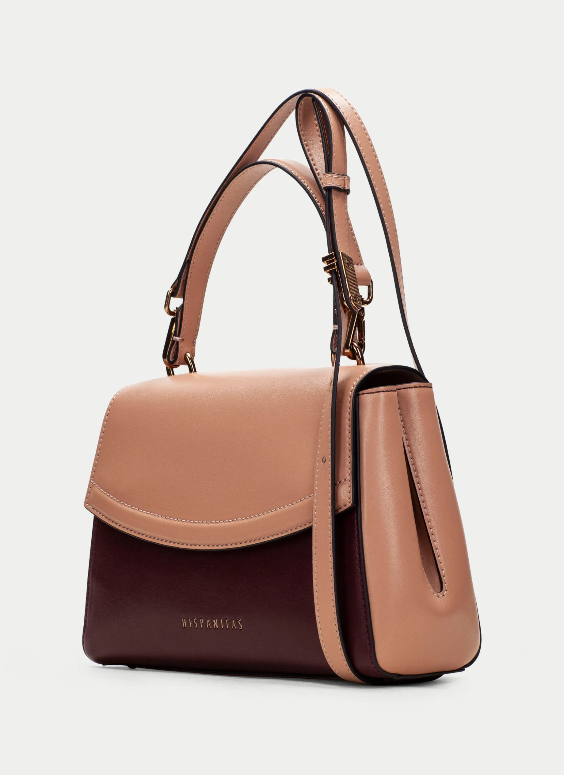 Bolsas de mão almond-vinho