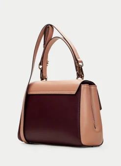 Bolsas de mão almond-vinho