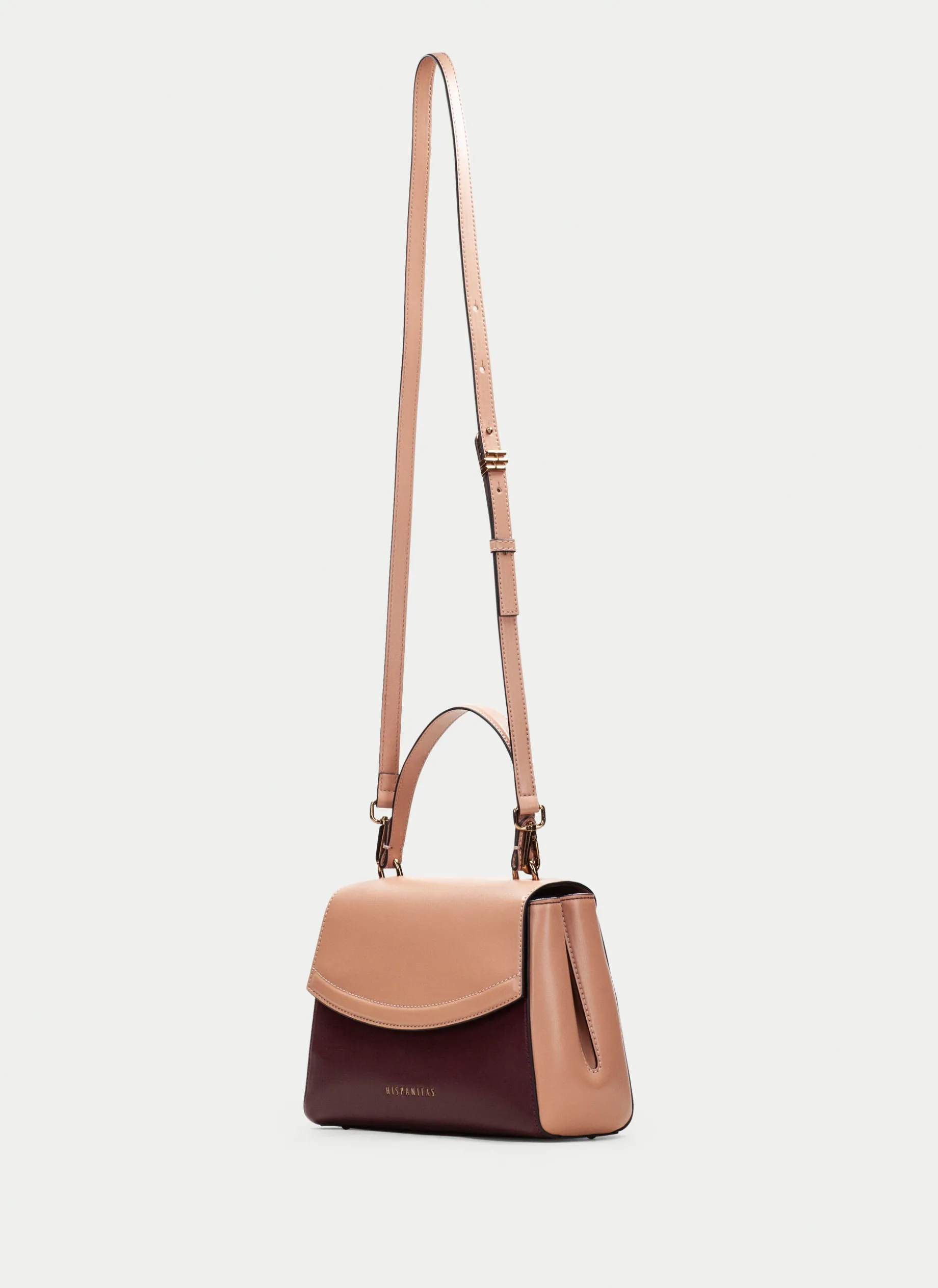 Bolsas de mão almond-vinho