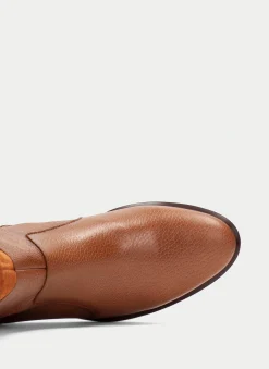 Bota Cowboy madeira couro
