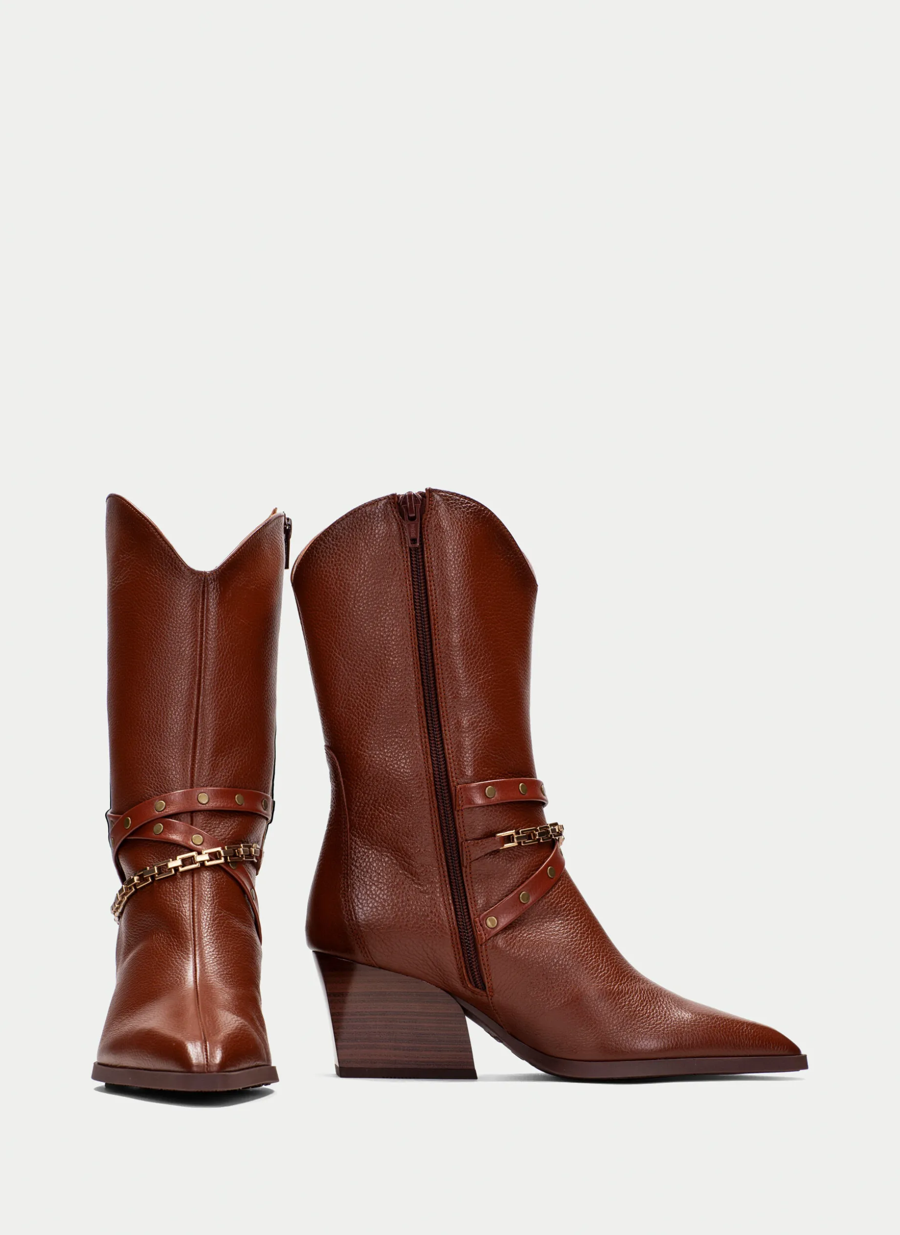 Bota sidney couro