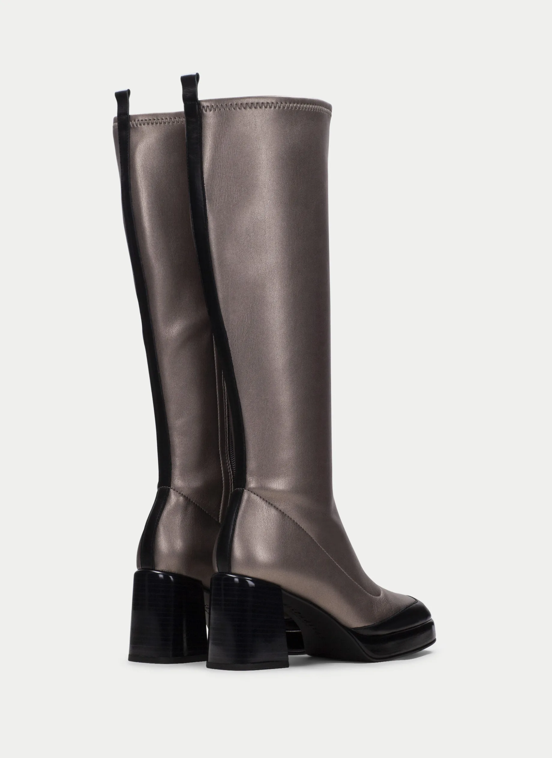 Bota tokio preto-chumbo