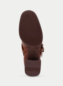 Botins charlize couro