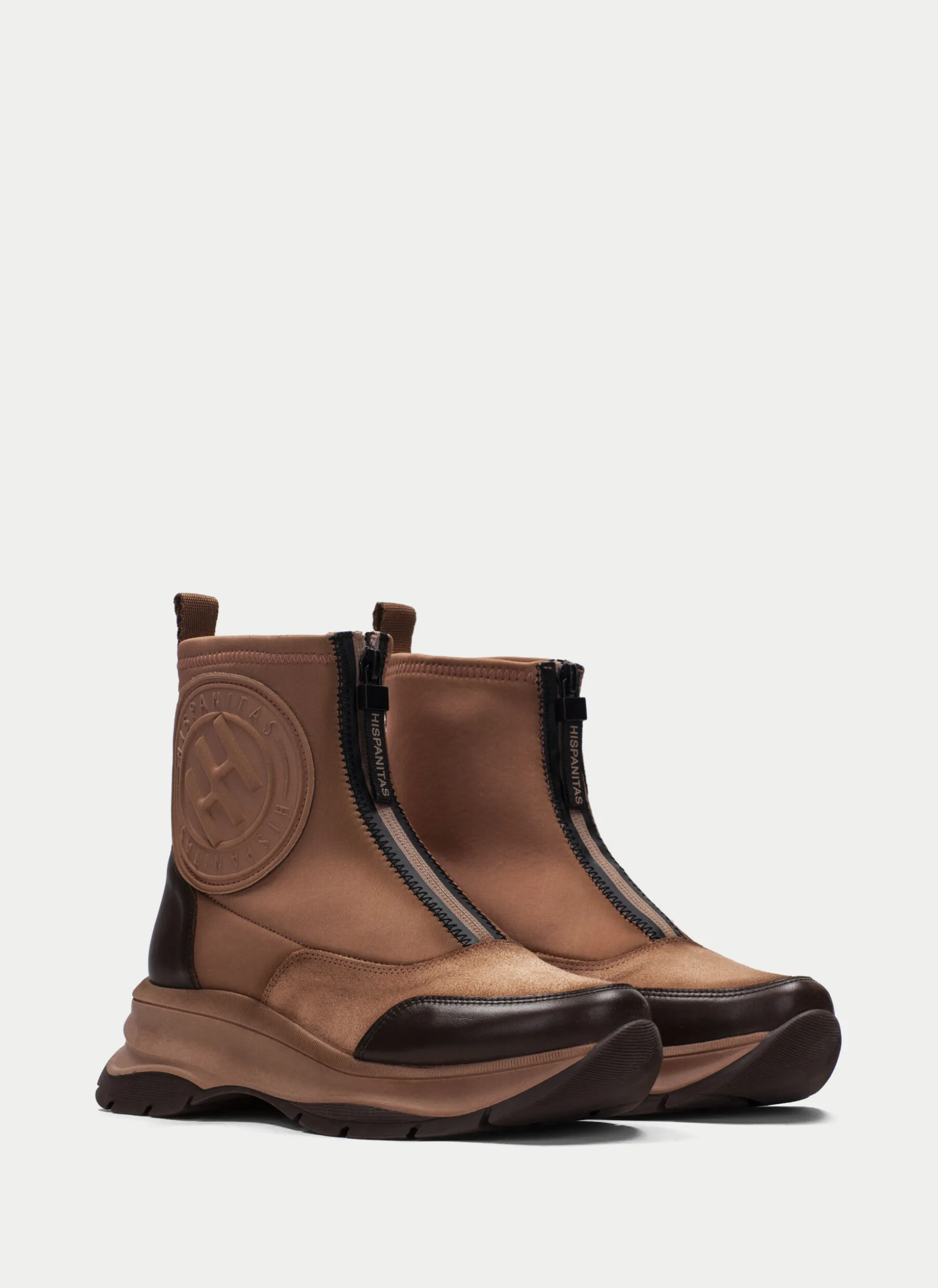 Botins Desportivos alaska marrom-apricot