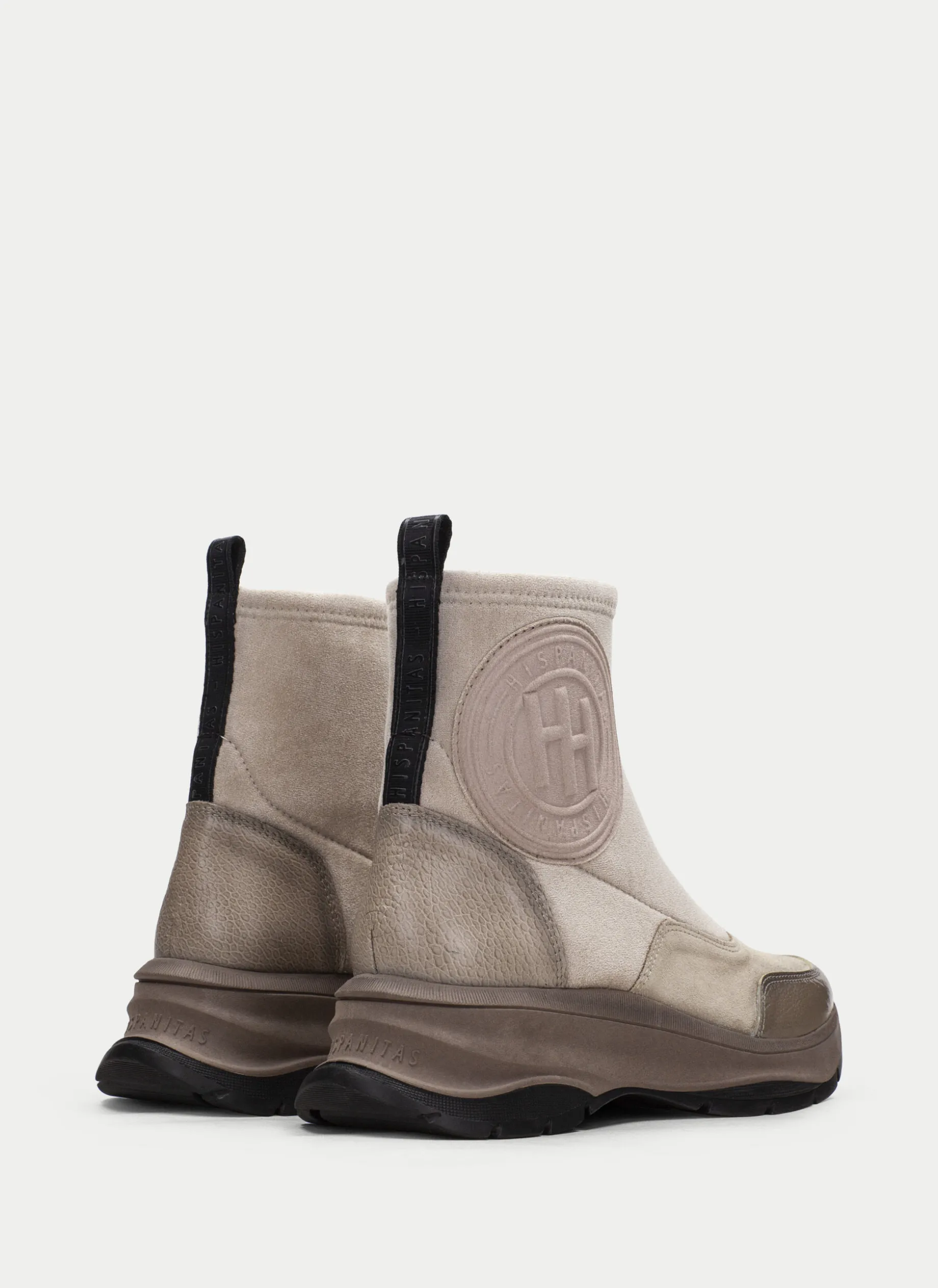 Botins Desportivos alaska taupe-ivory