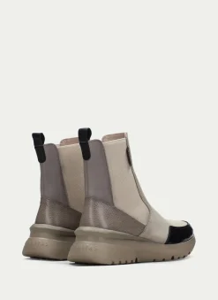 Botins Desportivos polinesia negro-marfil