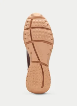 Botins Desportivos polinesia couro-marrom