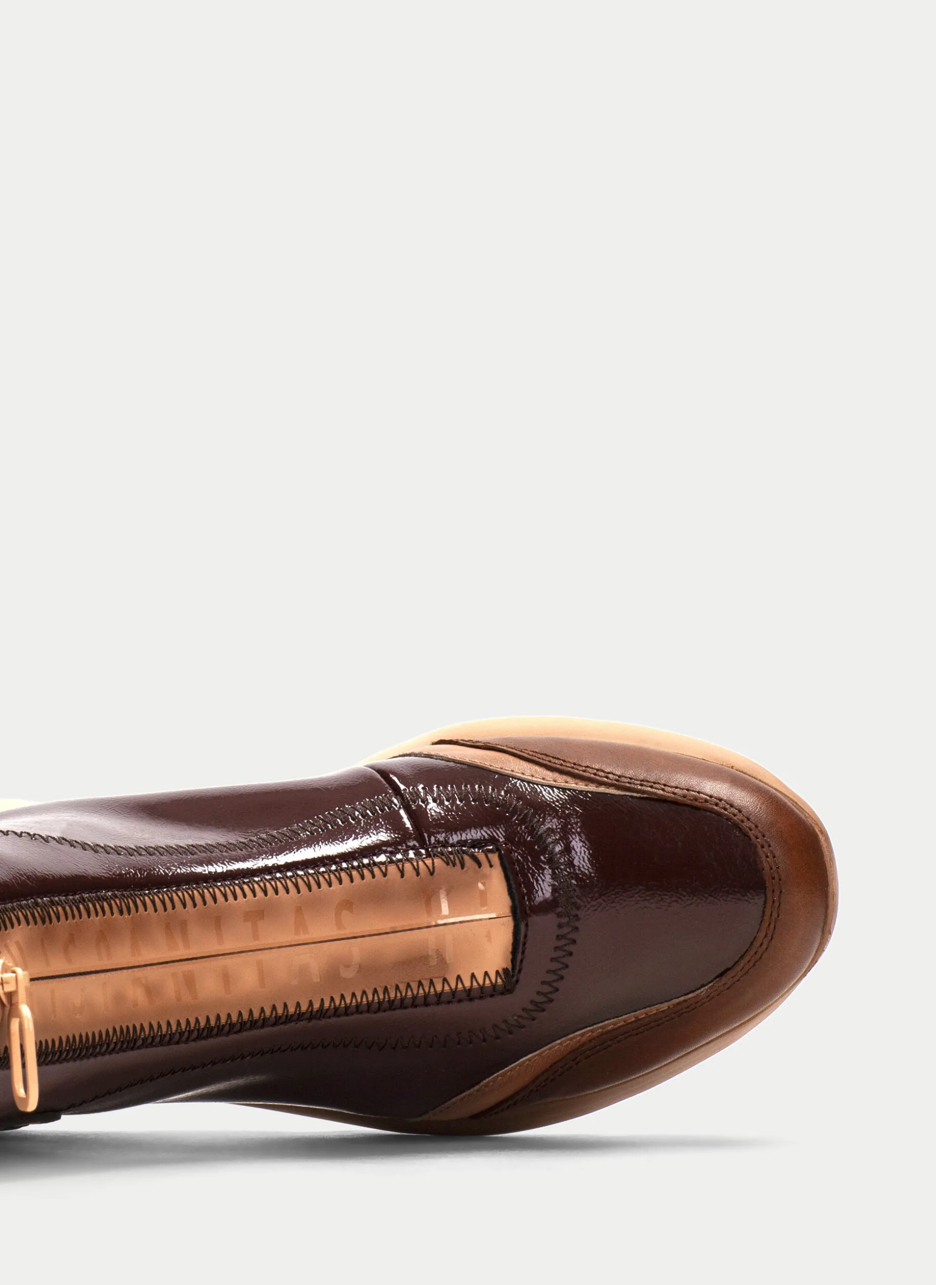 Botins Desportivos polinesia couro-marrom