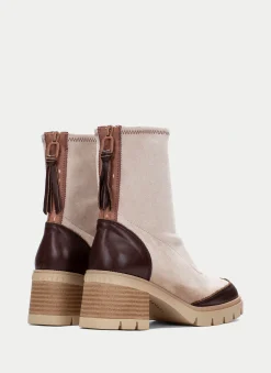 Botins everest marrom-milk
