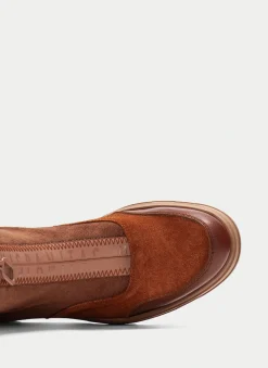 Botins florencia couro