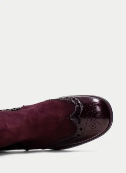 Botins milan vinho