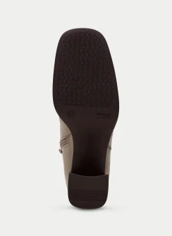 Botins monaco marfil