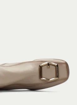 Botins monaco marfil
