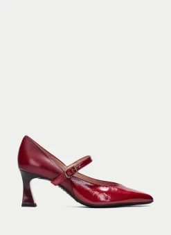 Mary Jane dalia vermelho