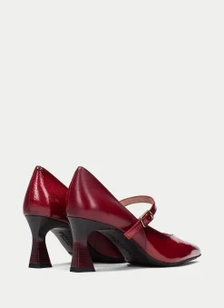 Mary Jane dalia vermelho