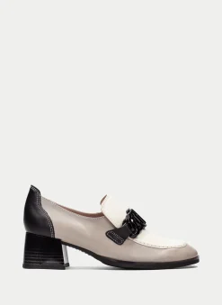 Moccasins charlize taupe-ivory