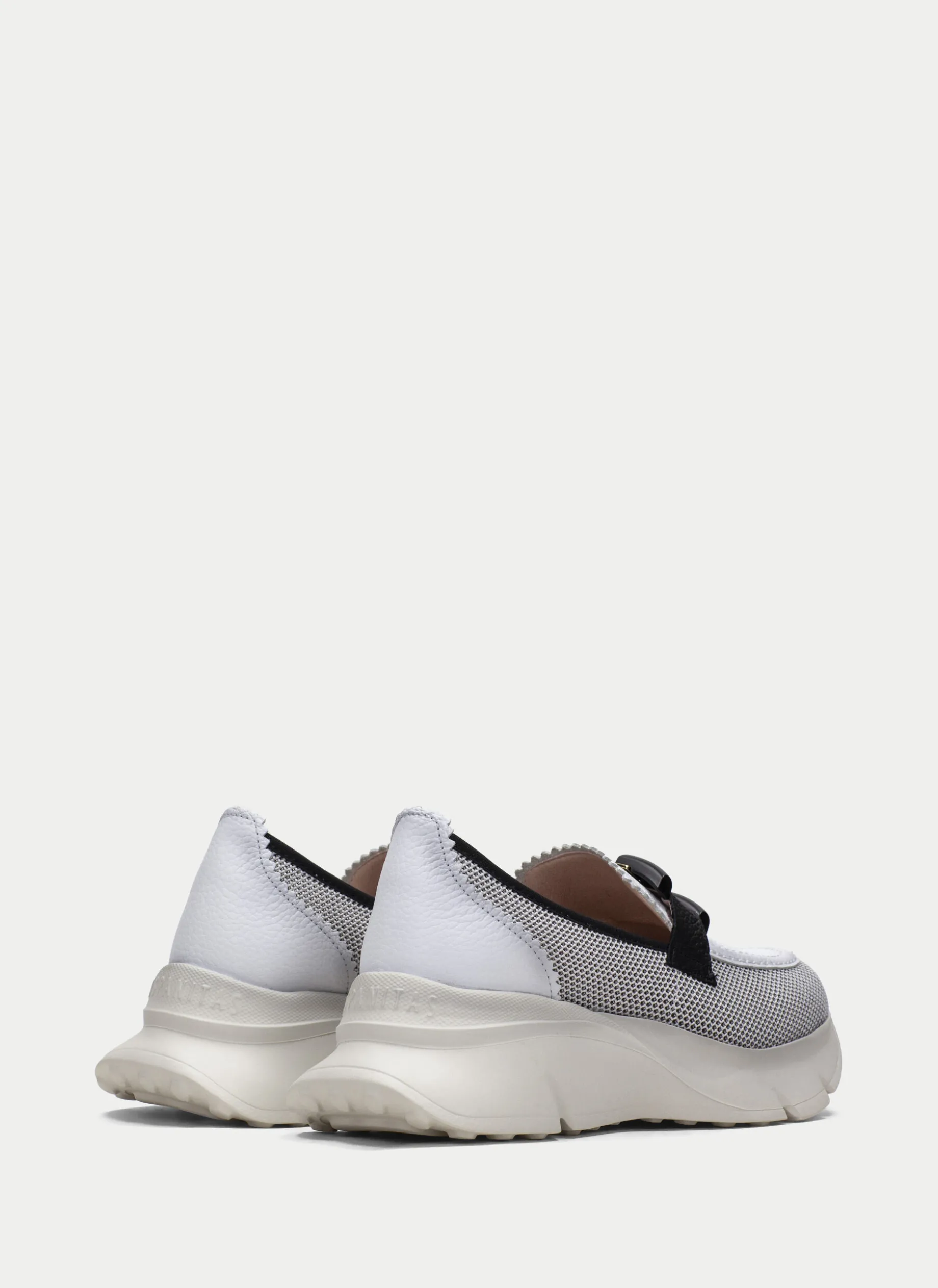 Moccasins Desportivos hawai branco-preto