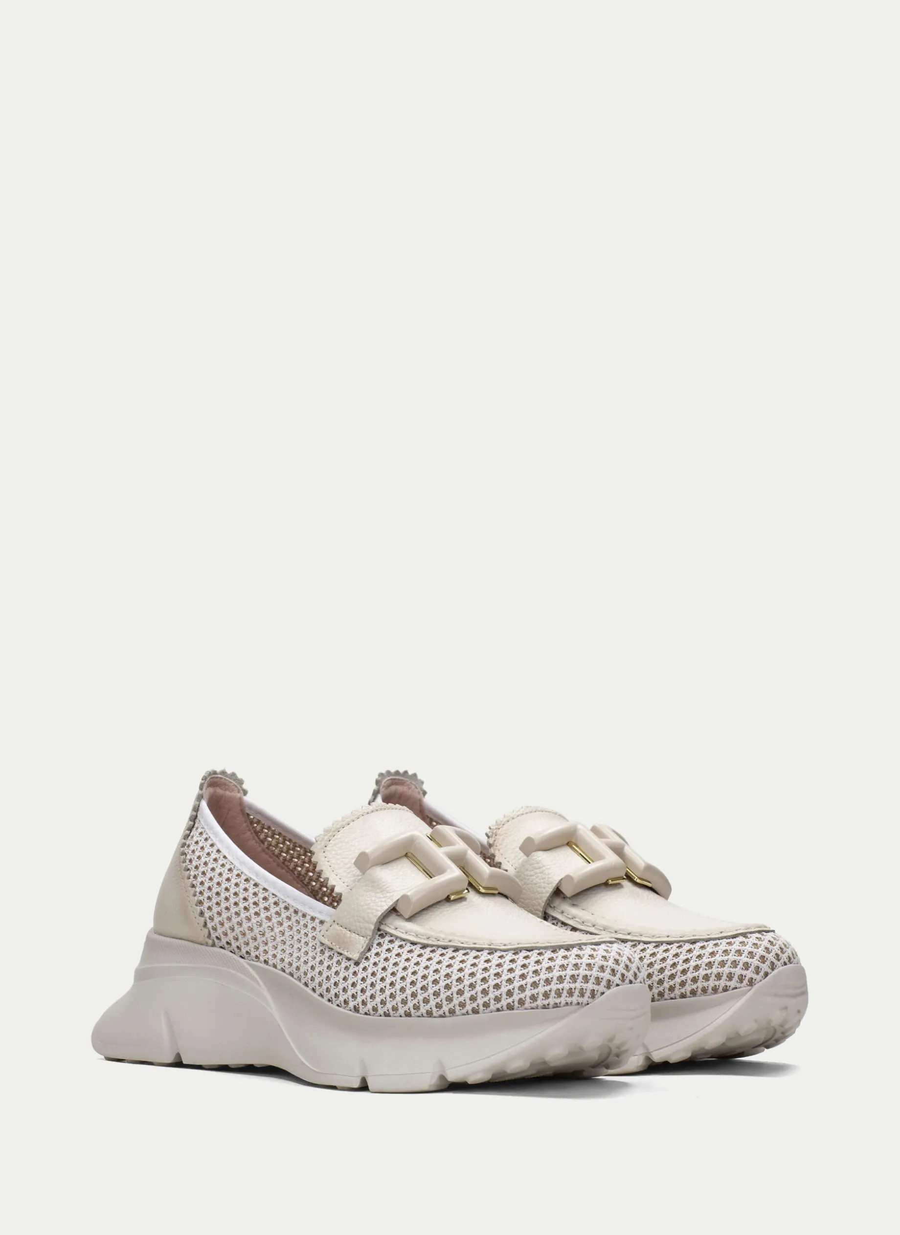 Moccasins Desportivos hawai creme