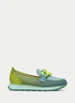 Moccasins Desportivos loira aquamarine-kiwi