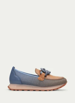Moccasins Desportivos loira pessego-azure