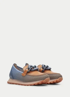 Moccasins Desportivos loira pessego-azure