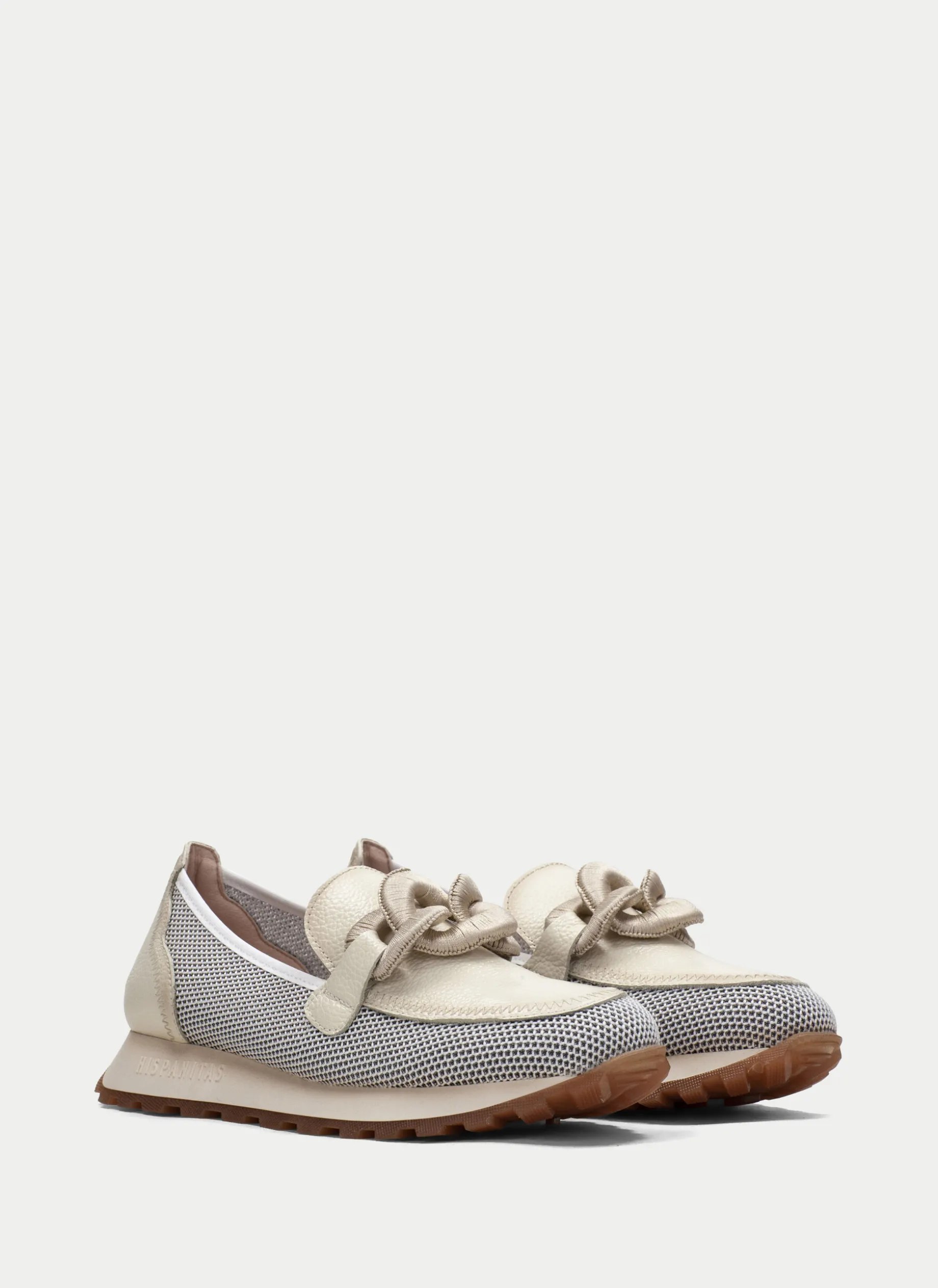 Moccasins Desportivos loira creme