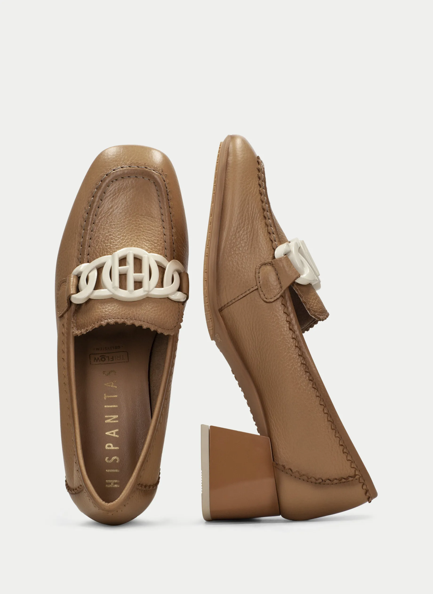 Moccasins malta camelo