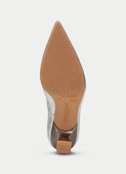 Sapato de Salto nova prata