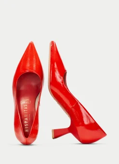 Sapato de Salto nova vermelho