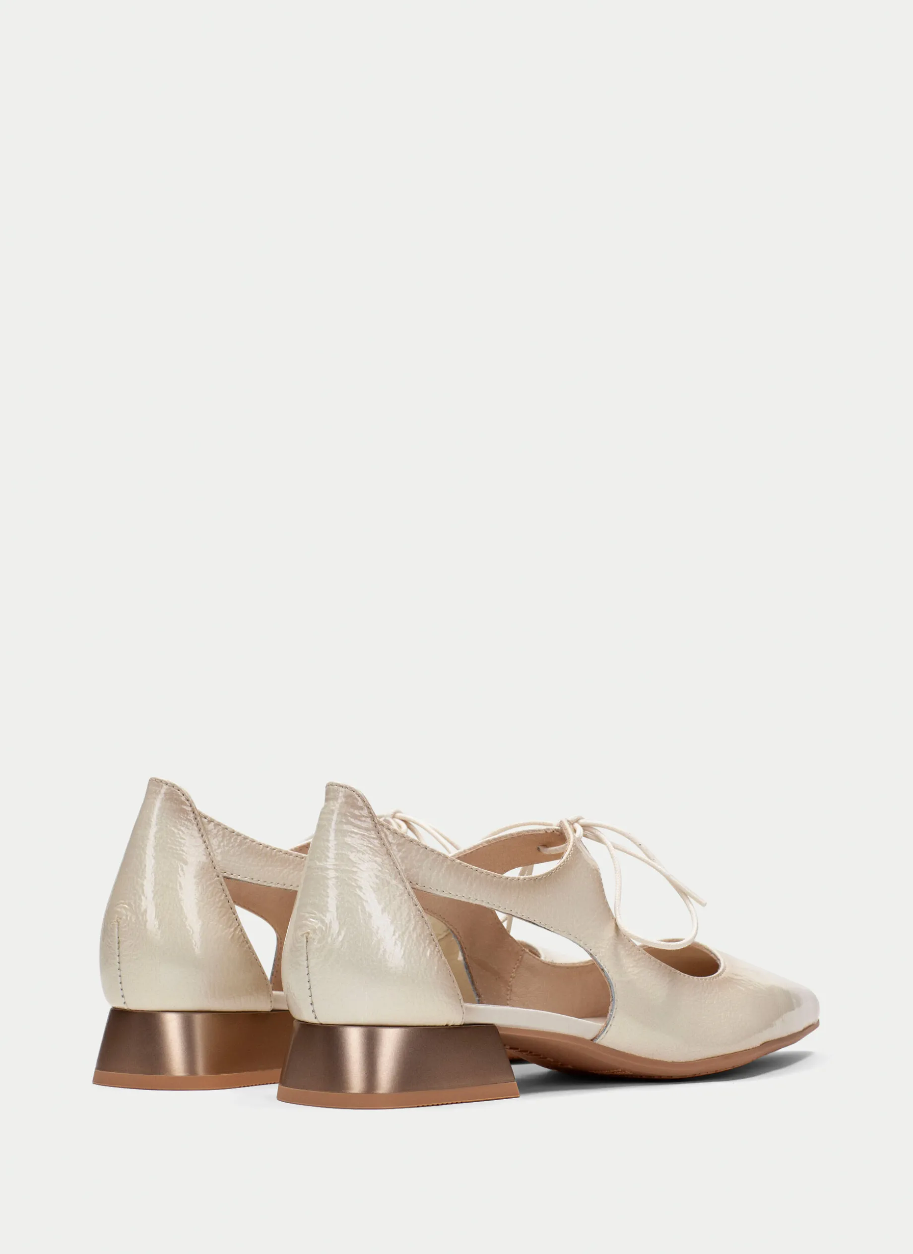Sapatos rasos dali creme