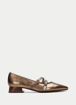 Sapatos rasos dali oro