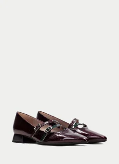 Sapatos rasos dali vinho