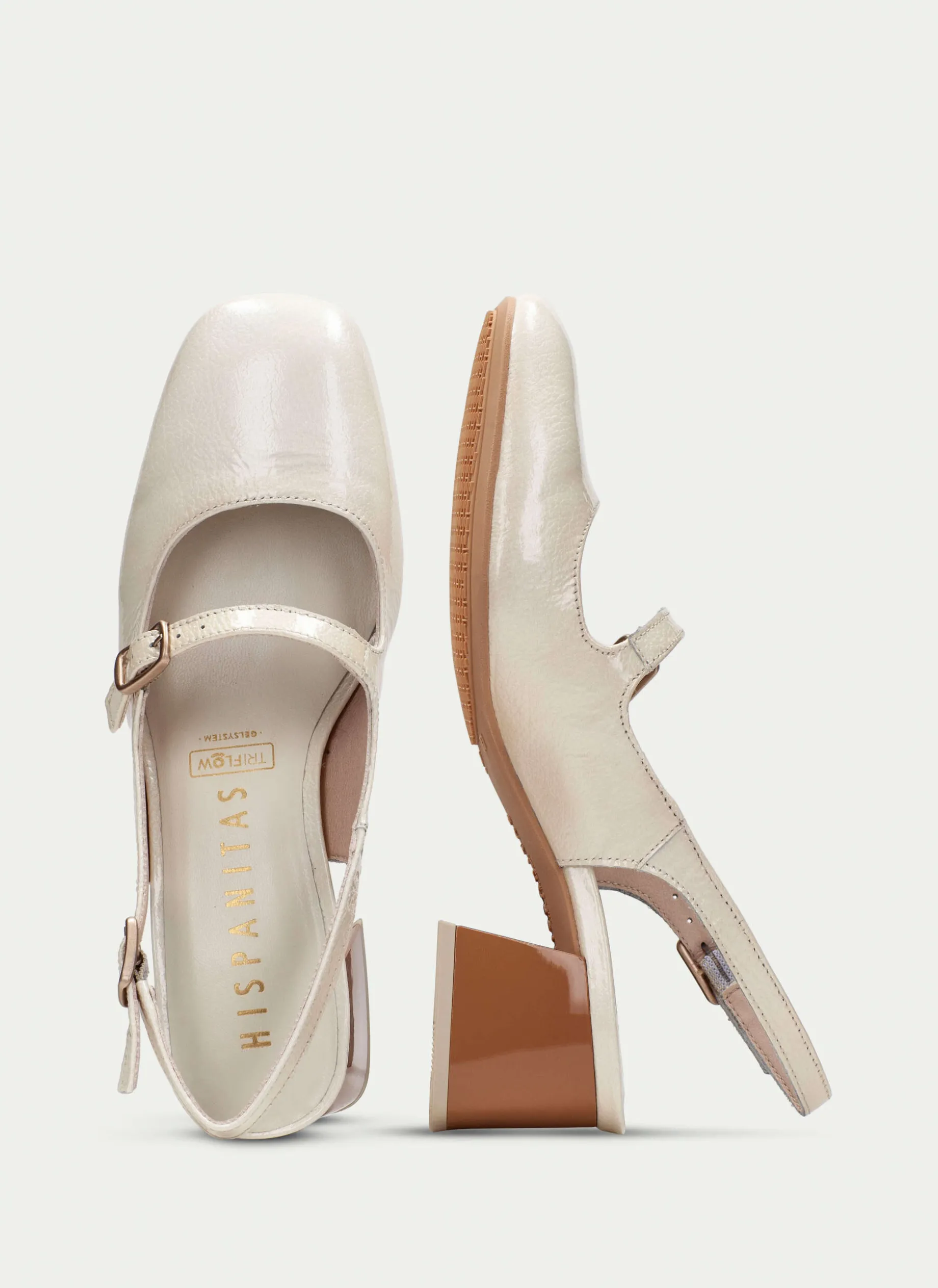 Slingback malta creme