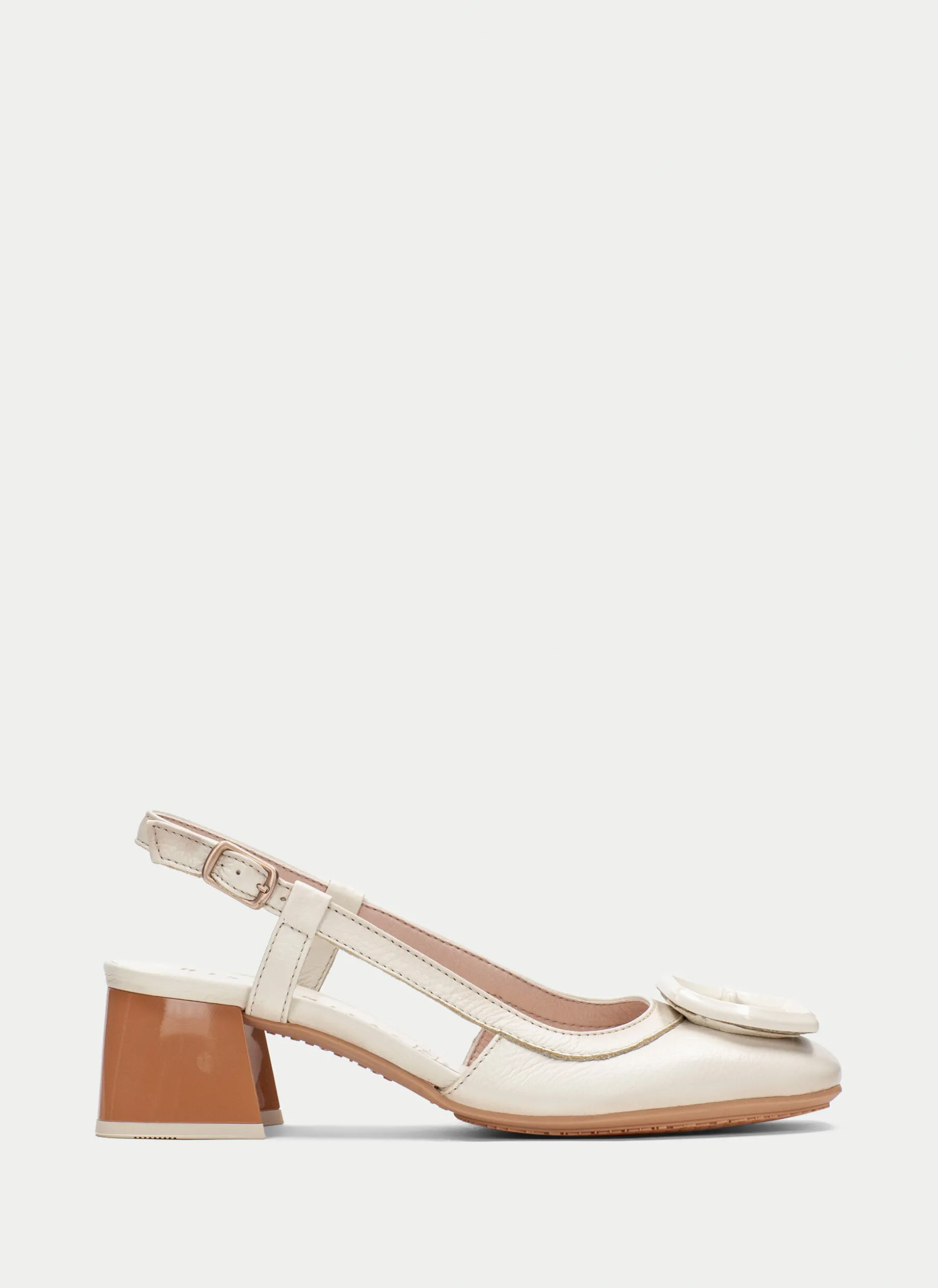 Slingback malta creme