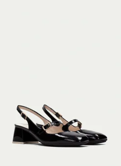Slingback malta preto