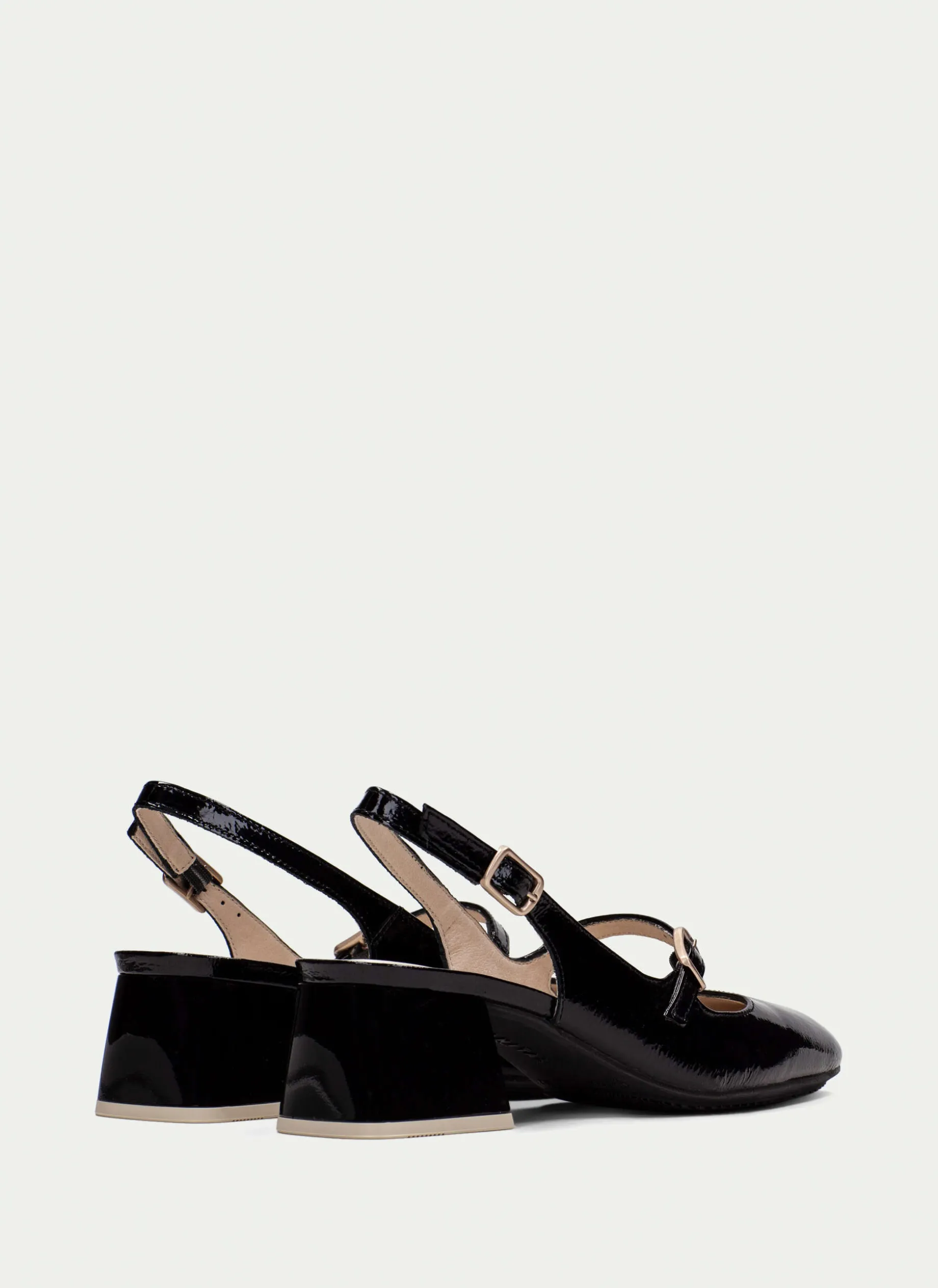 Slingback malta preto