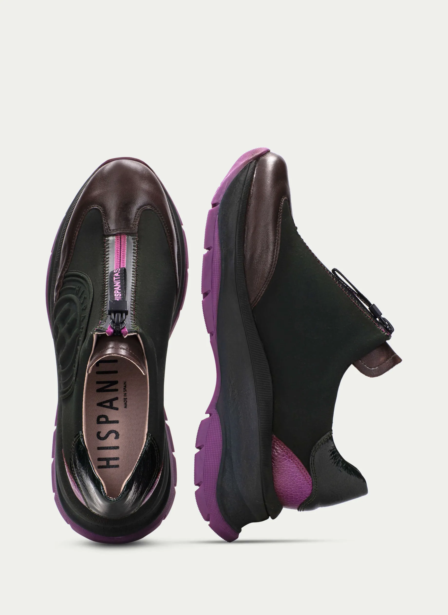 Sneakers alaska forest-marrom-magenta