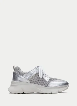 Sneakers hawai blanco-plata