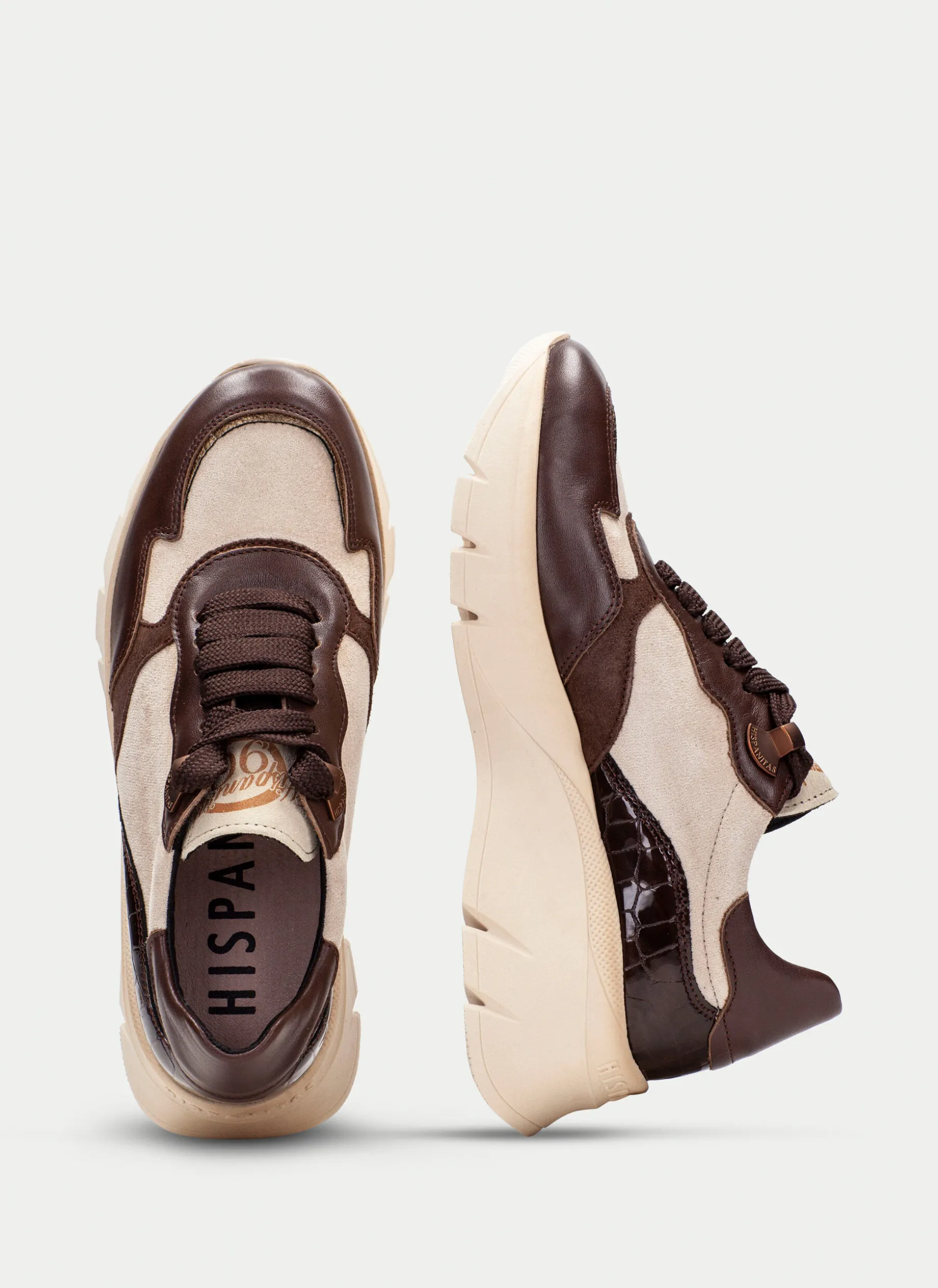 Sneakers helsinki marrom-milk