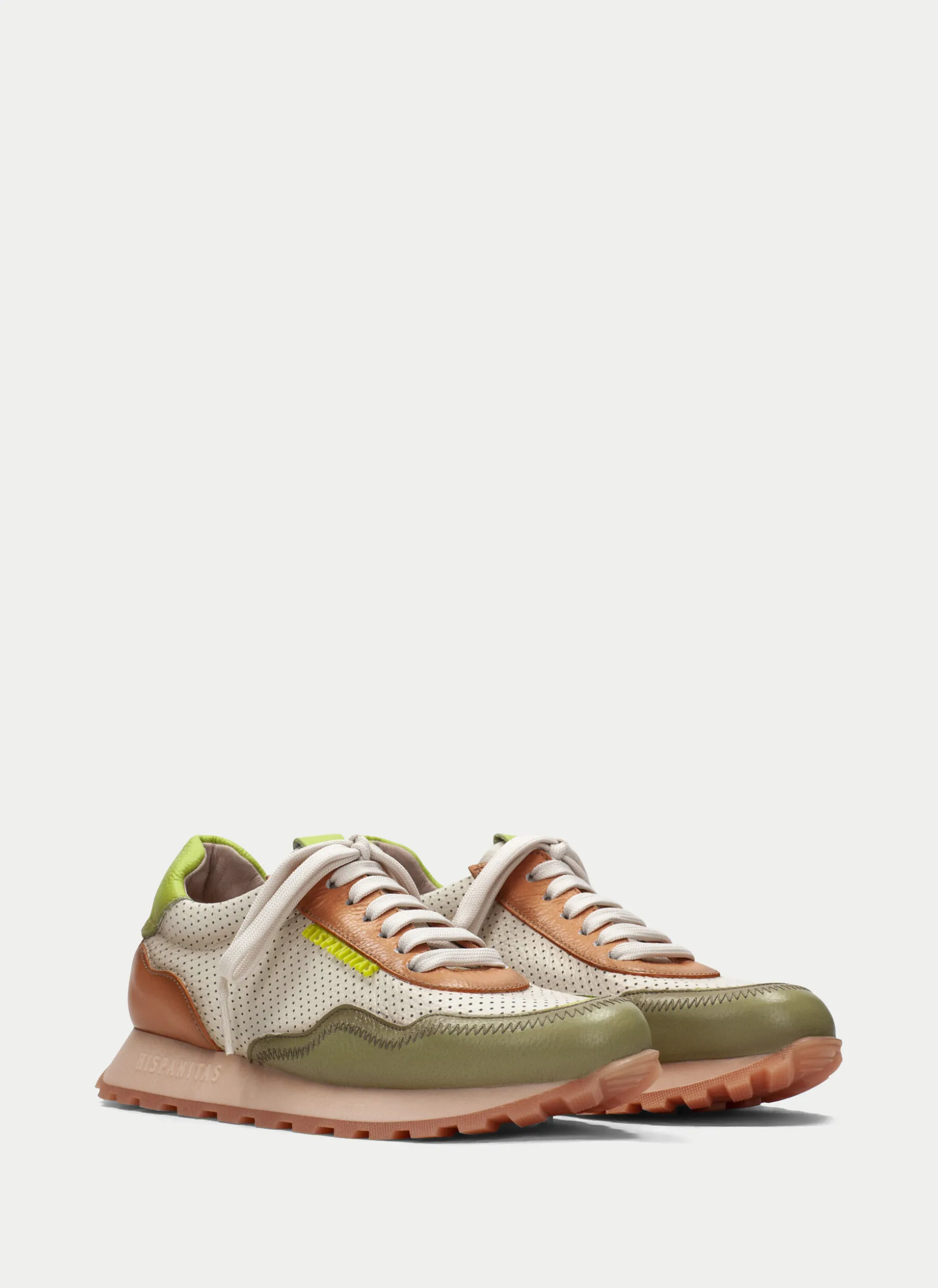 Sneakers loira aloe-creme-pessego