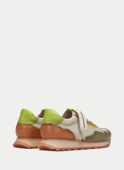 Sneakers loira aloe-creme-pessego