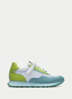 Sneakers loira aquamarine-kiwi