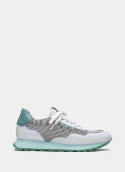 Sneakers loira branco-aquamarine