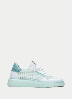 Sneakers oceania branco-aquamarine