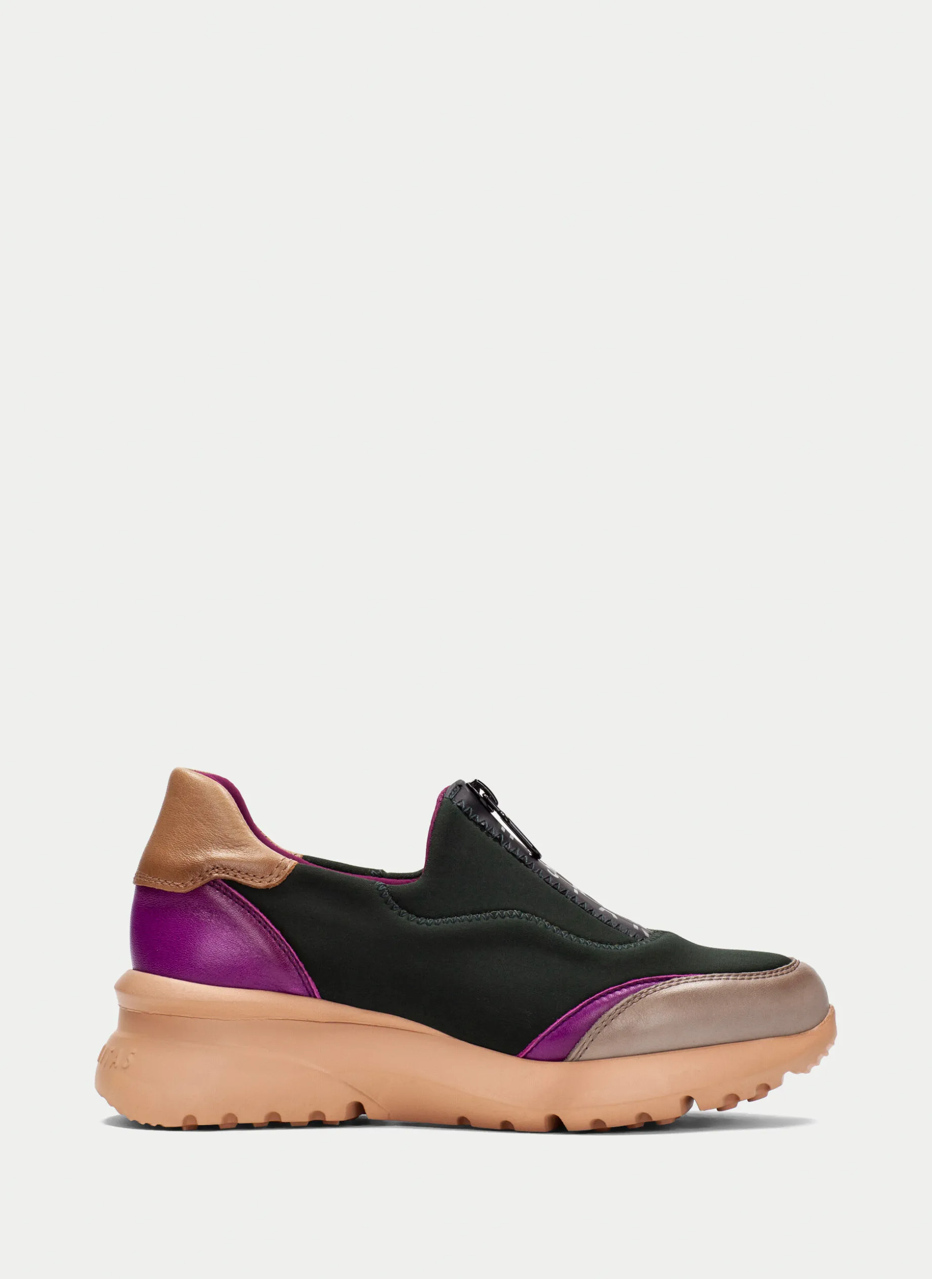 Sneakers polinesia forest-taupe-magenta