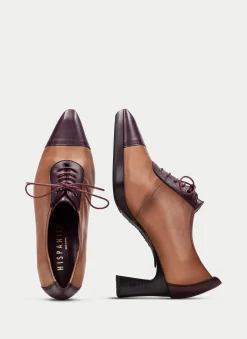 Zapatos Tacon ankara vino-almond